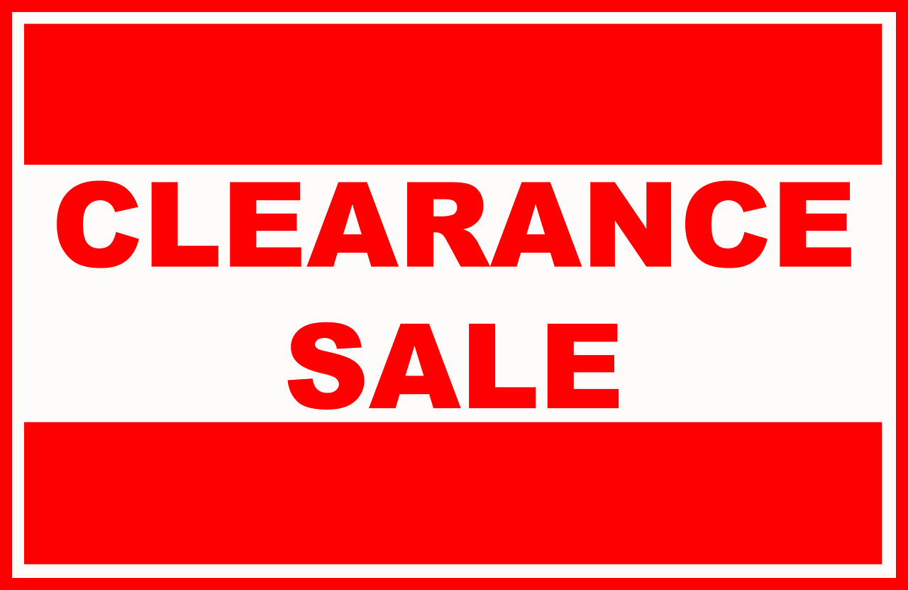 Printable Clearance Signs